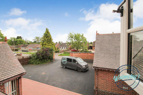 View over driveway
