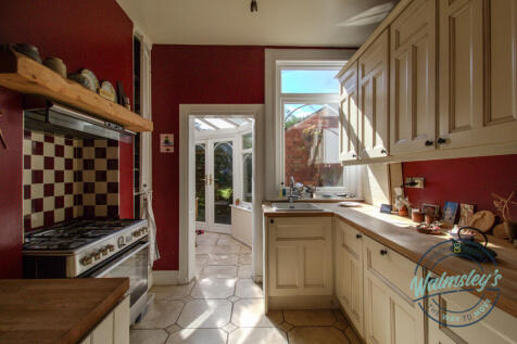 Kitchen towards garden room