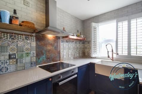 Kitchen with allotment views