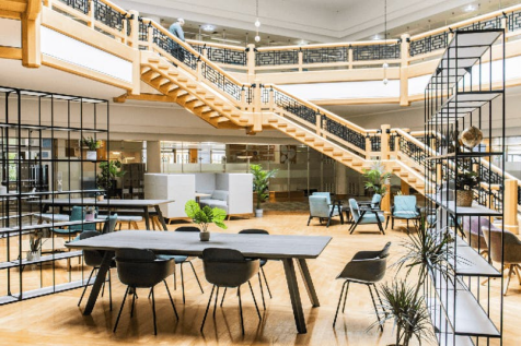 Atrium communal area