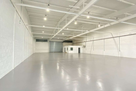 Unit F interior 6354 sq ft Industrial space