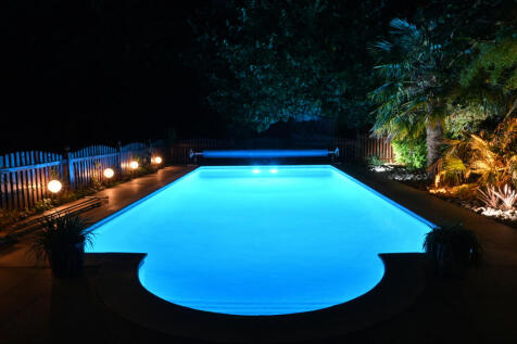 Pool at night