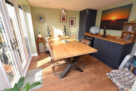 dining room with utility area