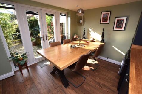 dining room with utility area