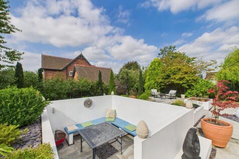 sunken seating area