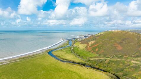 Drone shot of Tan Y Bwlch Mansion