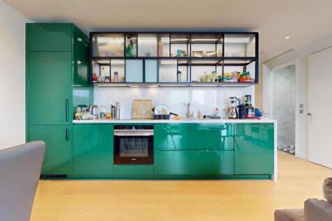 New Green Fitted Kitchen - Canary Wharf Tower - Fo