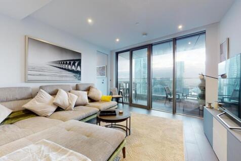 Big, comfortable sofa in the spacious living room 