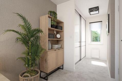 A dedicated dressing area sits within Bedroom 1