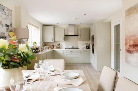 The open plan kitchen/diner is a sociable space