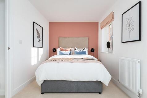 The second double bedroom is perfect for guests