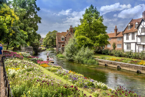 Riverside walking in Canterbury