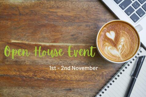 Open house event coffee