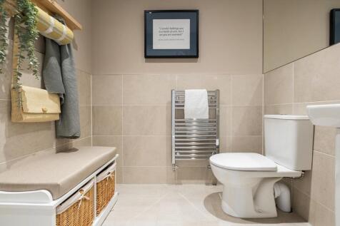 Spacious and convenient downstairs cloakroom