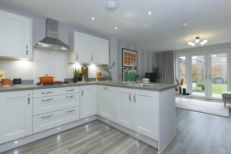 French doors to the rear garden - typical Taylor Wimpey home