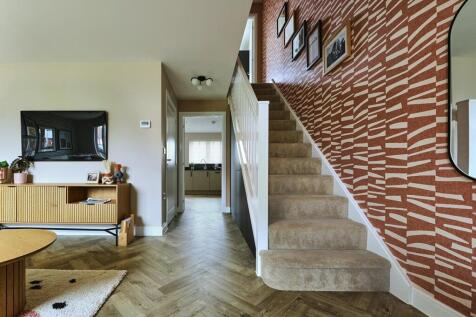 A light-filled hallway to welcome you home