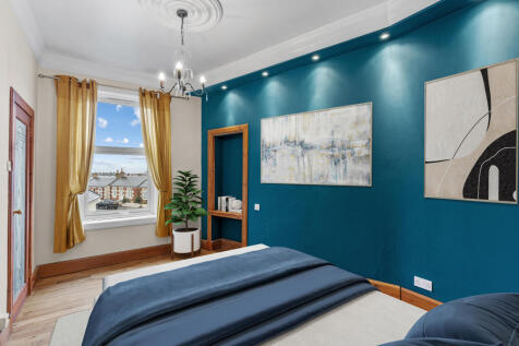 Virtually Staged Principal Bedroom