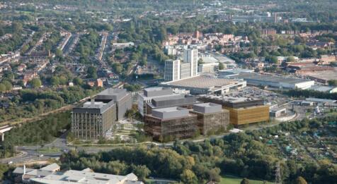 No1 Birmingham Health Innovation Campus  Aerial.