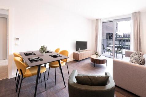 Experience modern comfort in this elegantly styled living area with dining space.