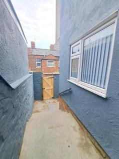 Rear of property ...