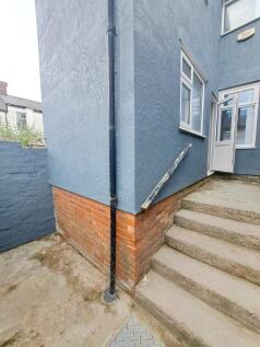 Rear of property ...