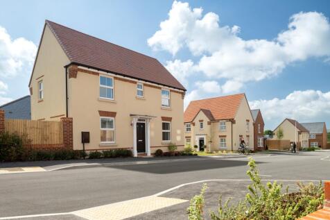 External view of 3 and 4 bedroom homes at Ersham Park June 25