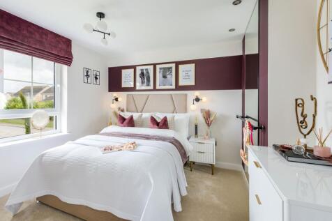 Bedroom in detached Glenbervie house type