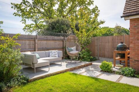 Sunny patio area