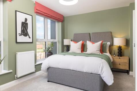 Bedroom in the Draycot 3 bedroom home