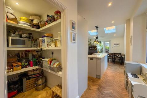 Pantry cupboard off kitchen