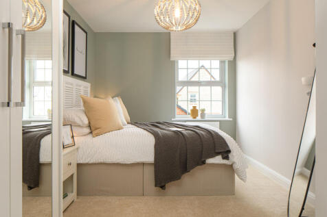 Bedroom in the Cornell 4 bedroom home