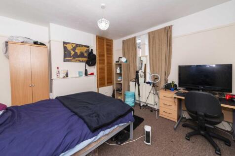 Bright, tidy bedroom with a double bed, large w...