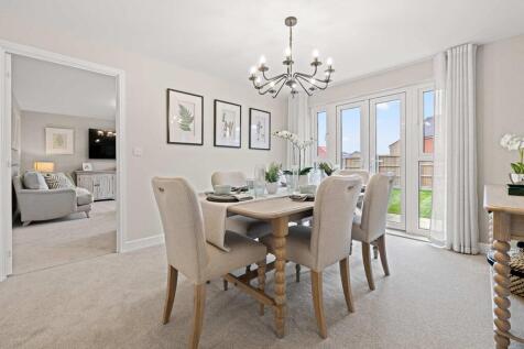 Stunning dining room for family meals or to host a dinner party