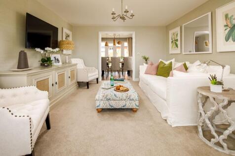 Sociable entertaining with doors leading through to the dining area