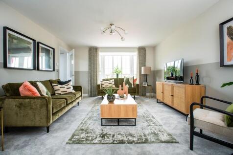The light and spacious lounge has space for two 3-seater sofas