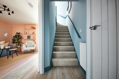 A warm hallway to welcome you home