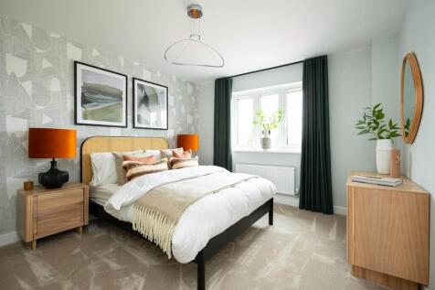 Bedroom 2 is spacious enough for older children or guests