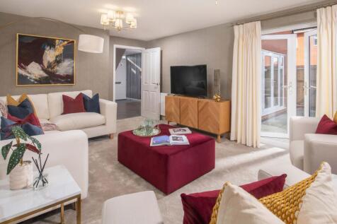Avondale lounge with French doors open