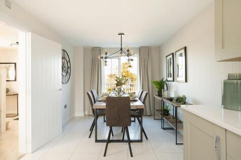 Lots of natural light streaming into the dining area