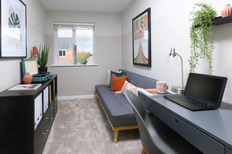 A dedicated study room makes working from home a pleasure