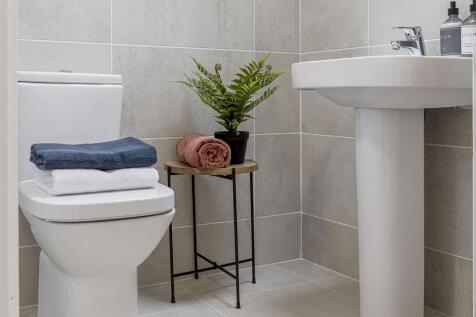 En suite shower room away from the family