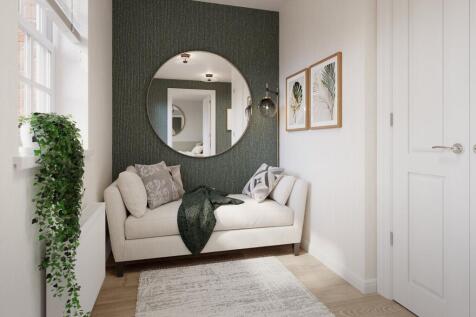 Internal shot of the hallway in the belbroughton at sylvan meadows