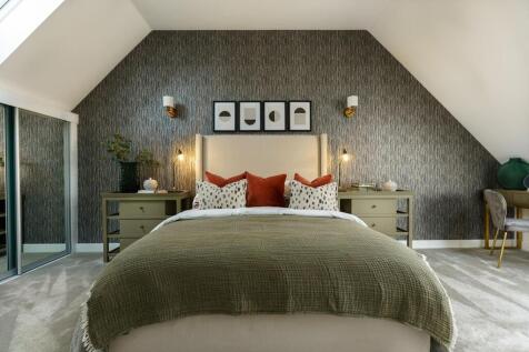Bedroom 1 enjoys seclusion and privacy on the second floor