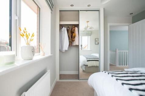 There&#39;s space for fitted wardrobes in the second double bedroom