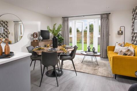 French doors keep this sociable space light and airy