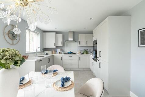 Open plan kitchen dining room