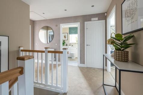 Welcoming upstairs landing