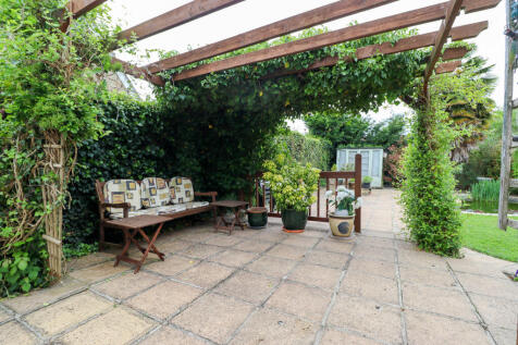 Shady seating area