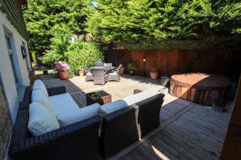 Decked sun patio