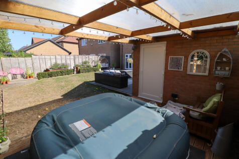Covered timber decked area